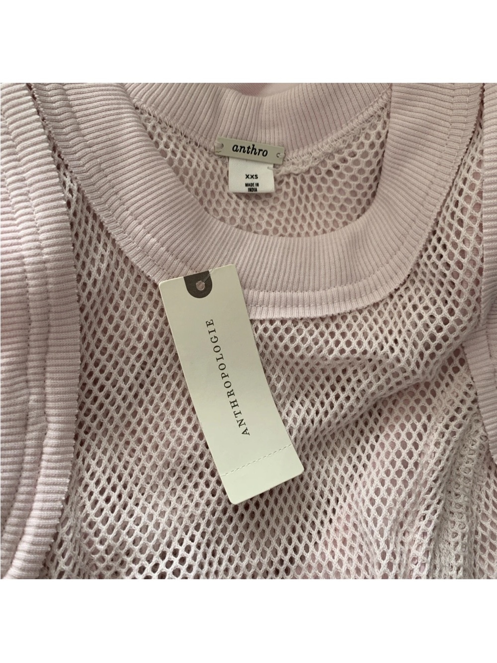 Daily practice Anthropologie Forward Line midi dress new NWT cotton pink XXS - Picture 10 of 12